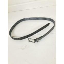 Trezz riem echt leer grijs, maat 95 - NP 39,95 - wyp