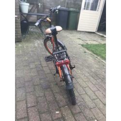 Stoere jongens fiets.