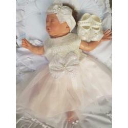 feestjurkje setje baby doopjurkje bruidsmeisjesjurk Visara
