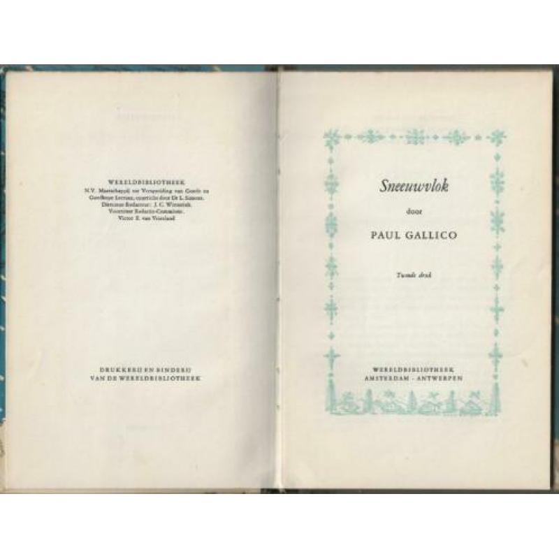 Sneeuwvlok - Paul Gallico - B416