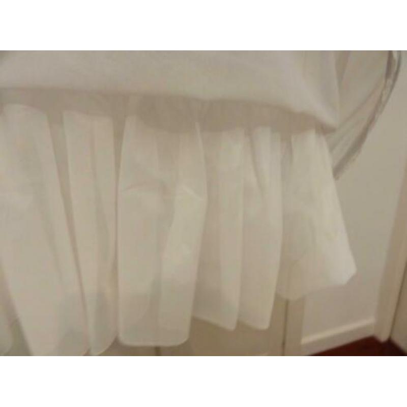 bruids jurk met hoepel rok vintage