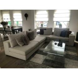Nette Macazz Hoekbank + hocker