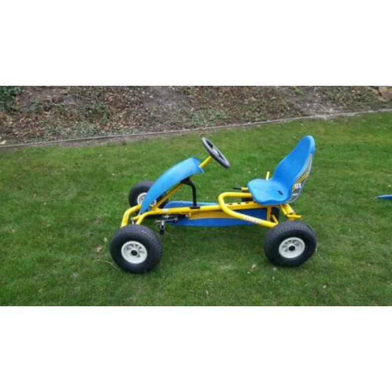 Berg skelter cyclo AF blauw/geel met 2e stoeltje