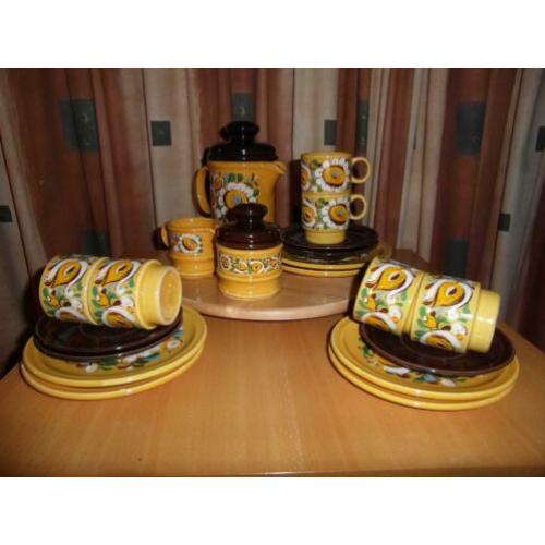 Koffieservies aardewerk