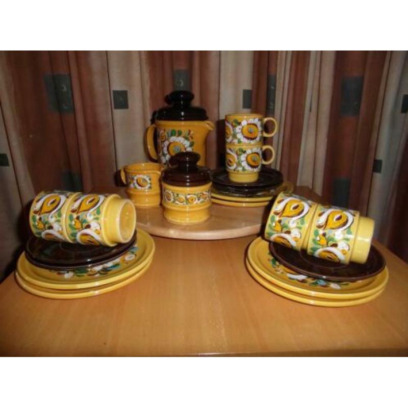 Koffieservies aardewerk