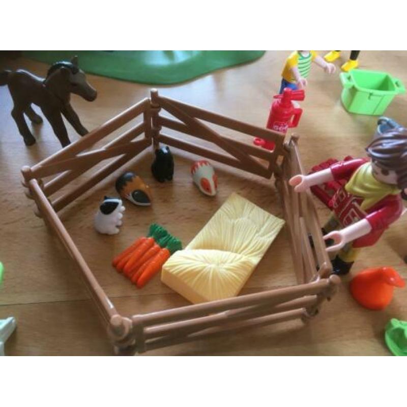 Mooi en groot set Playmobiel/ pyramide/egypte/dieren/boten e