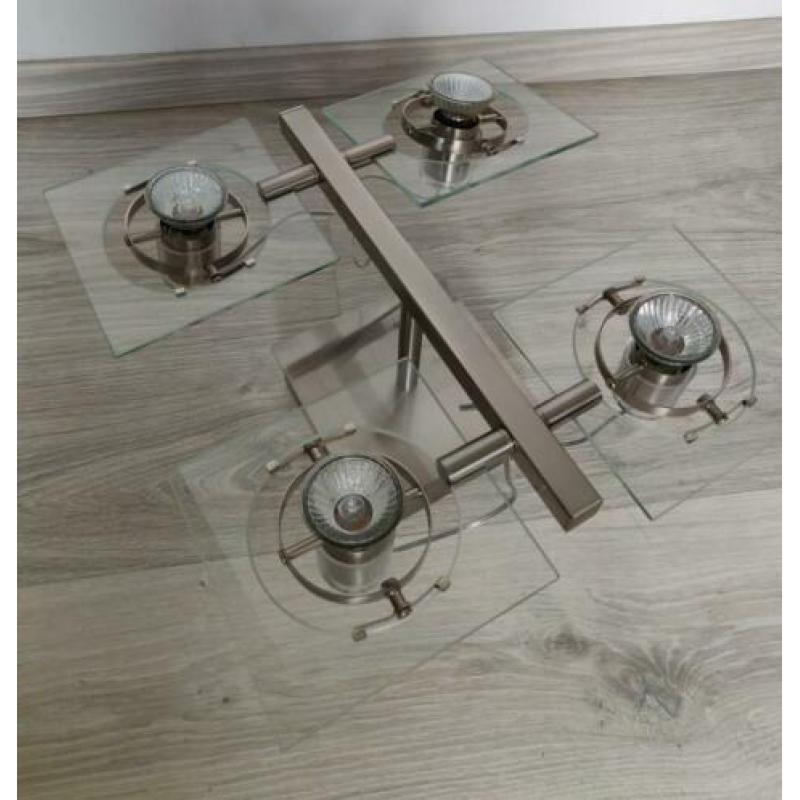 IKEA Fuga 4 voudige plafondspots (incl halogeen spot)