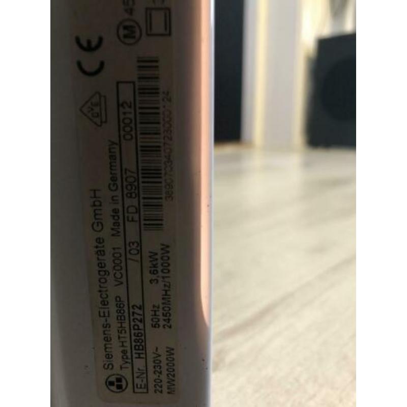 Siemens oven met geïntegreerde magnetron