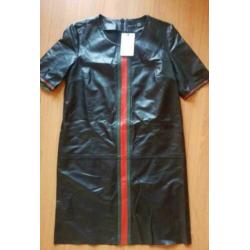 Nieuw! Leren jurk Suite22 maat S DNA Gucci Goosecraft Ibana