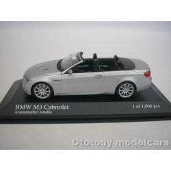 Bmw M3 E93 Cabriolet 2008 Zilver Metallic 1/43 Minichamps