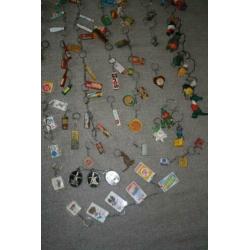 verzameling sleutelhangers incl. Tiels Flipje en vrienden.