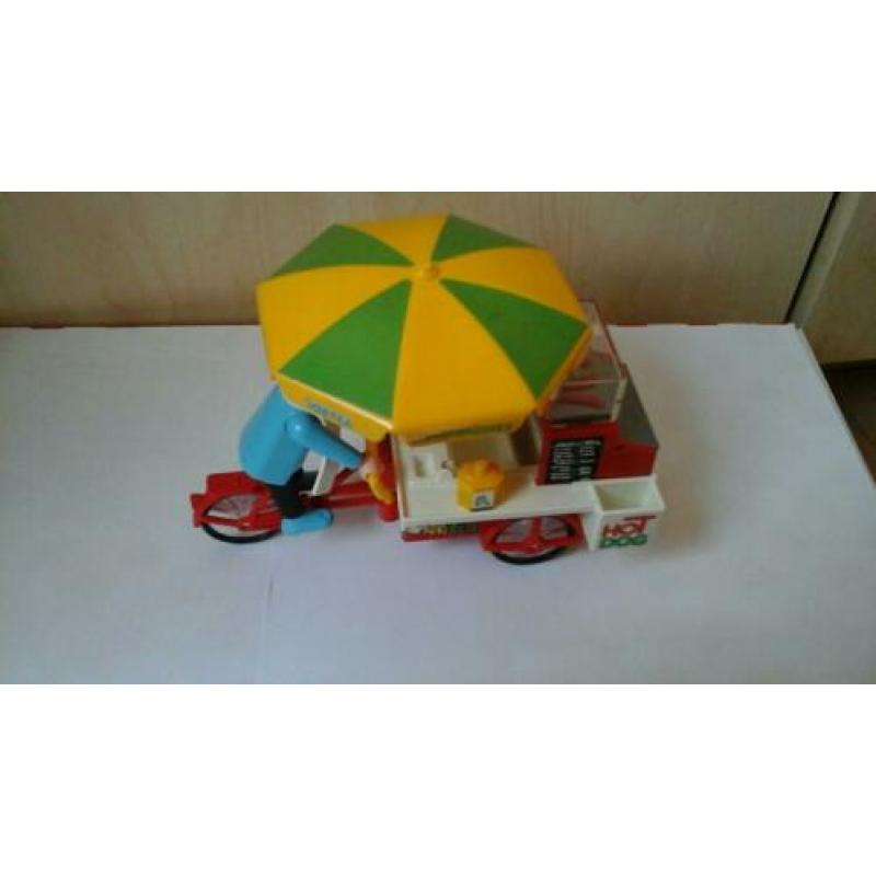 Playmobil hotdogkar met verkoper