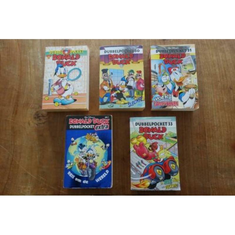 17 stuks Donald duck pocket enkel en dubbel