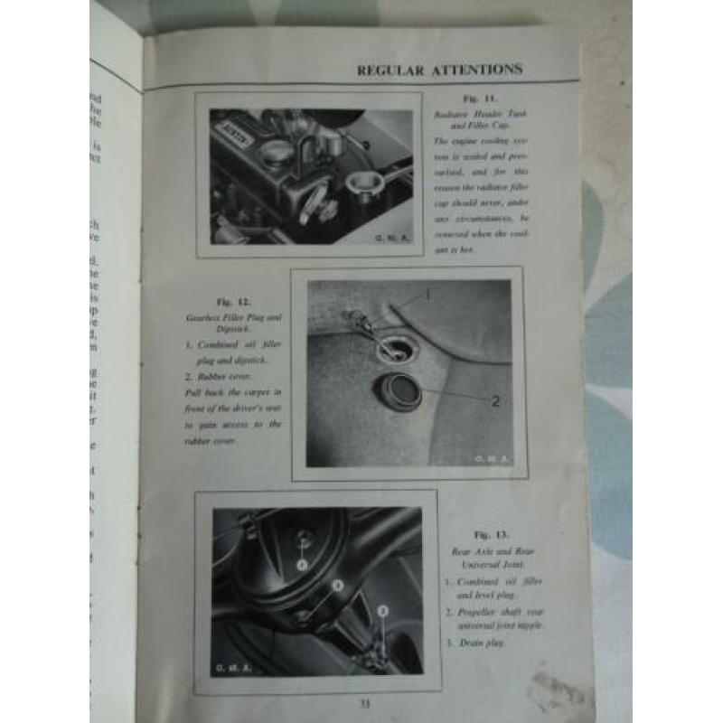 Austin A40/50 instructieboekje