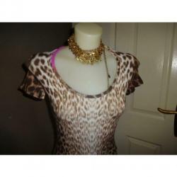D4A Cavalli stretch truitje jaguar leopard print stylvol I44