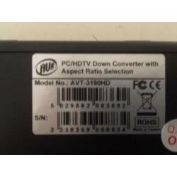566. AU PC/HDTV down Converter Model: AVT-3190HD