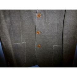 Giordano donker bruin casual wollig colbert mt 52 nr 29693