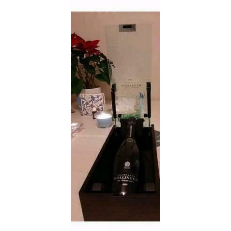 LEGE fles champagne James Bond 007 met originele verpakking