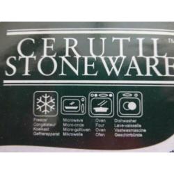 Ovenschaaltje van steen van Cerutil Stoneware