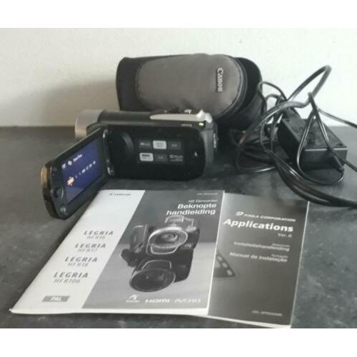 Full HD R16 camera Canon videocamera met hoesje etc