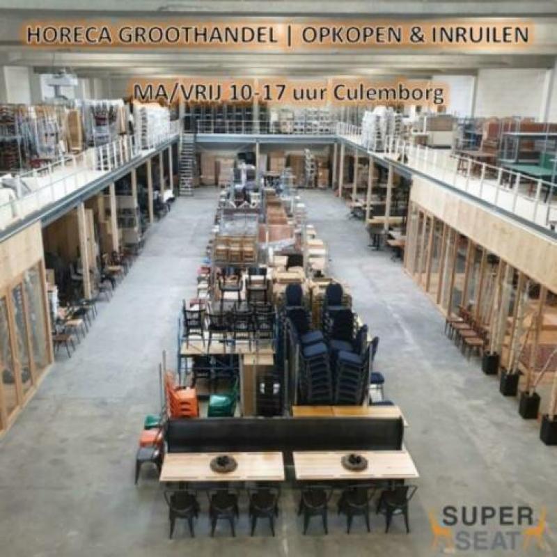 HORECA VINTAGE LEREN KUIPSTOELEN, stoel Charlie Logan 817