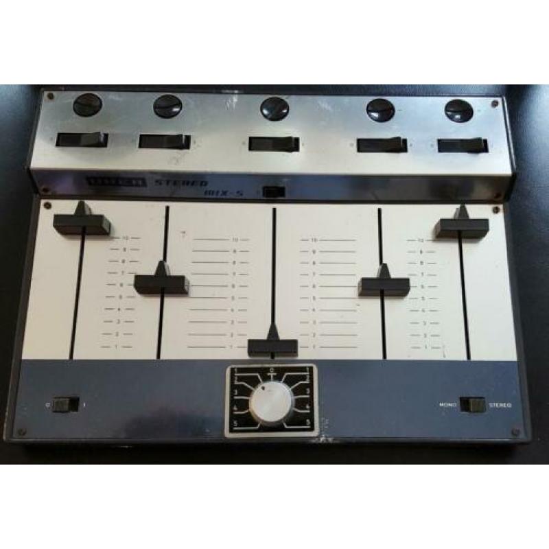 Vintage 5-kanaals mengtafel UHER A121 (1966)