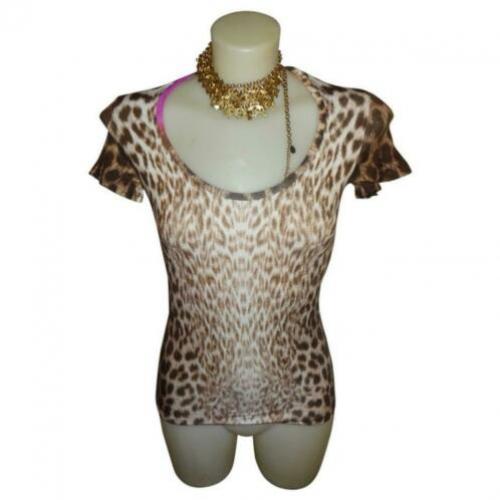 D4A Cavalli stretch truitje jaguar leopard print stylvol I44
