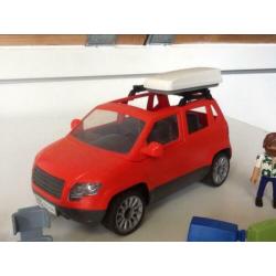 Gezinswagen / auto met dakkoffer van playmobil nr. 5436