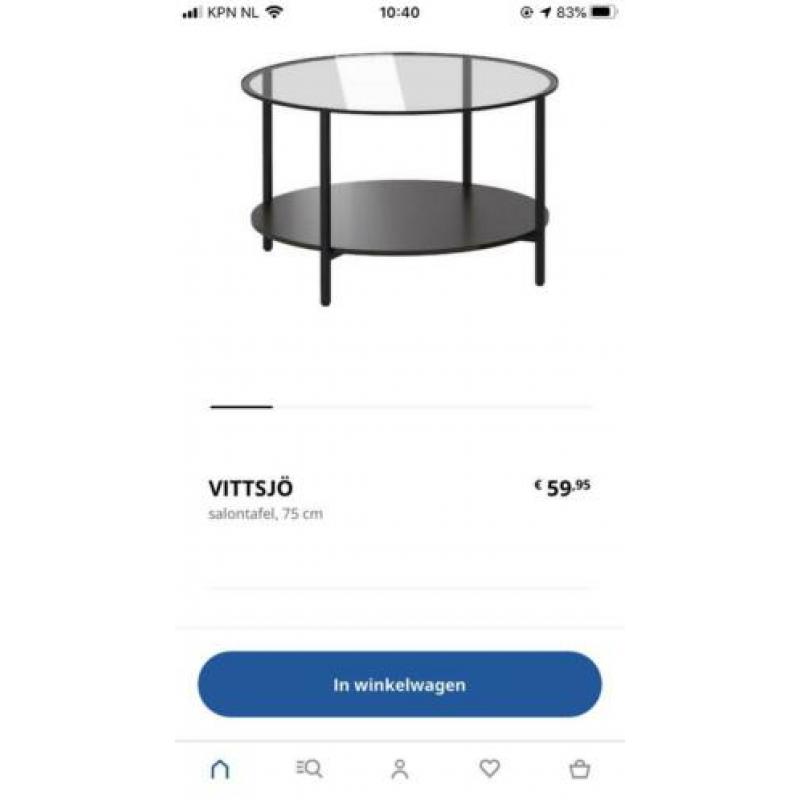 Ikea salon tafel