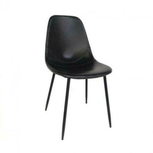 HORECA VINTAGE LEREN KUIPSTOELEN, stoel Charlie Logan 817