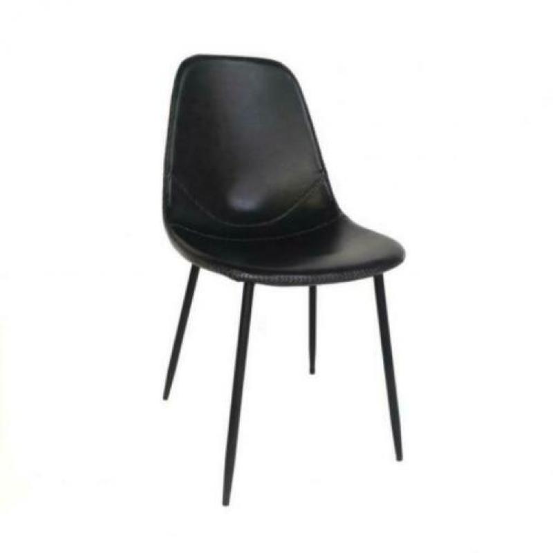 HORECA VINTAGE LEREN KUIPSTOELEN, stoel Charlie Logan 817