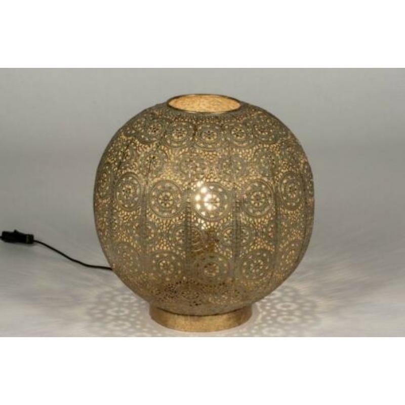 Grote tafellamp goud ook hanglamp plafondlamp bed tafel lamp