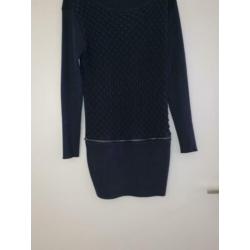 Donkerblauw jurkje xl