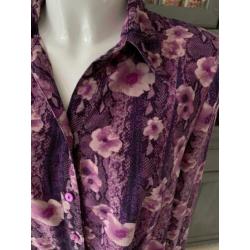 Geweldige vintage retro blouse maat 40