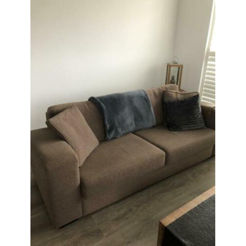 Leuk beige bankstel