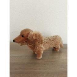 Steiff hond met knop 30 cm