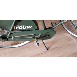 Mannen fiets bijna nieuw met bagedrager .