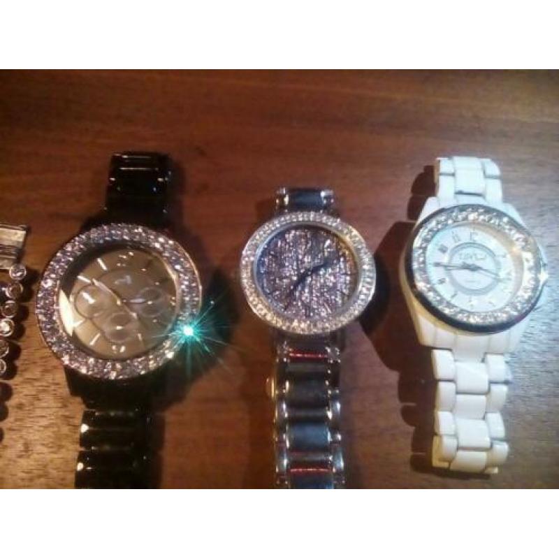 Horloges dames ICE diamant goud en zilver