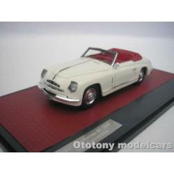 Alfa Romeo 6C 2500 Ghia Cabrio 1947 Wit Open 1/43 Matrix