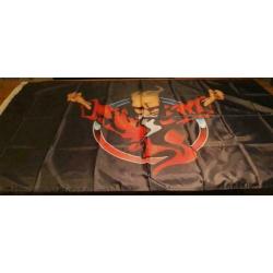Nieuwe vlag met het logo van Thunderdome Wizard.