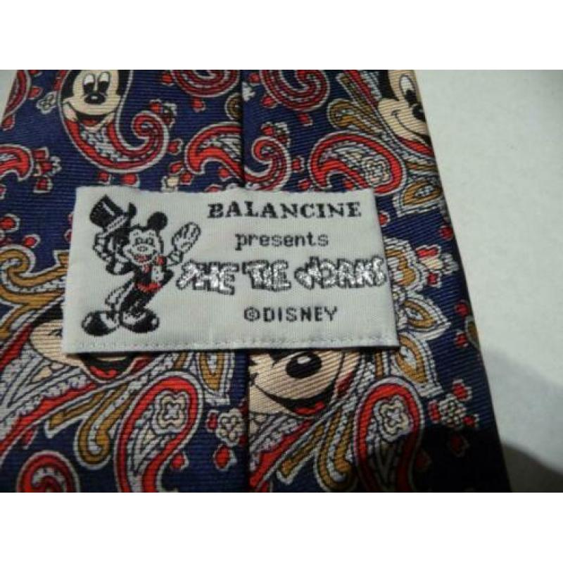 Stropdas Disney met Mickey Mouse 100% zijde silk