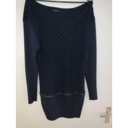 Donkerblauw jurkje xl