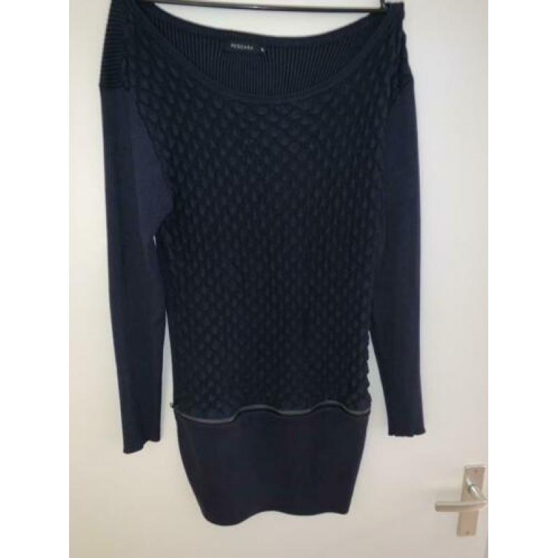 Donkerblauw jurkje xl