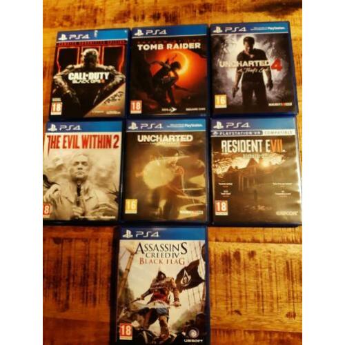Verschillende games ps4, prijs per stuk