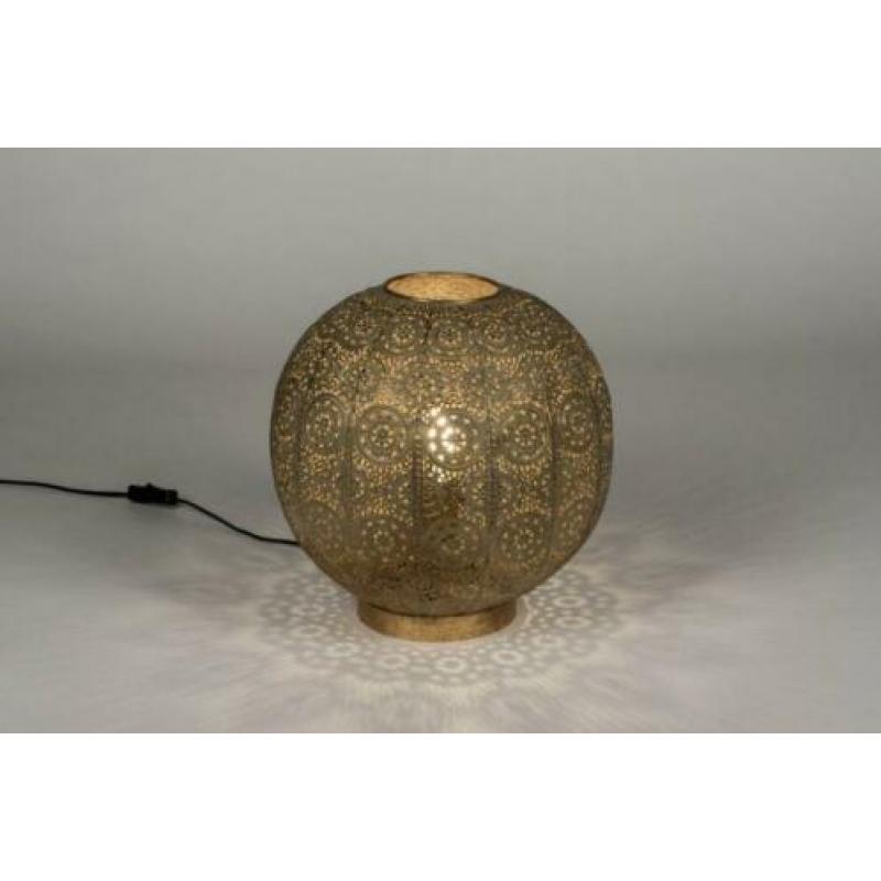 Grote tafellamp goud ook hanglamp plafondlamp bed tafel lamp