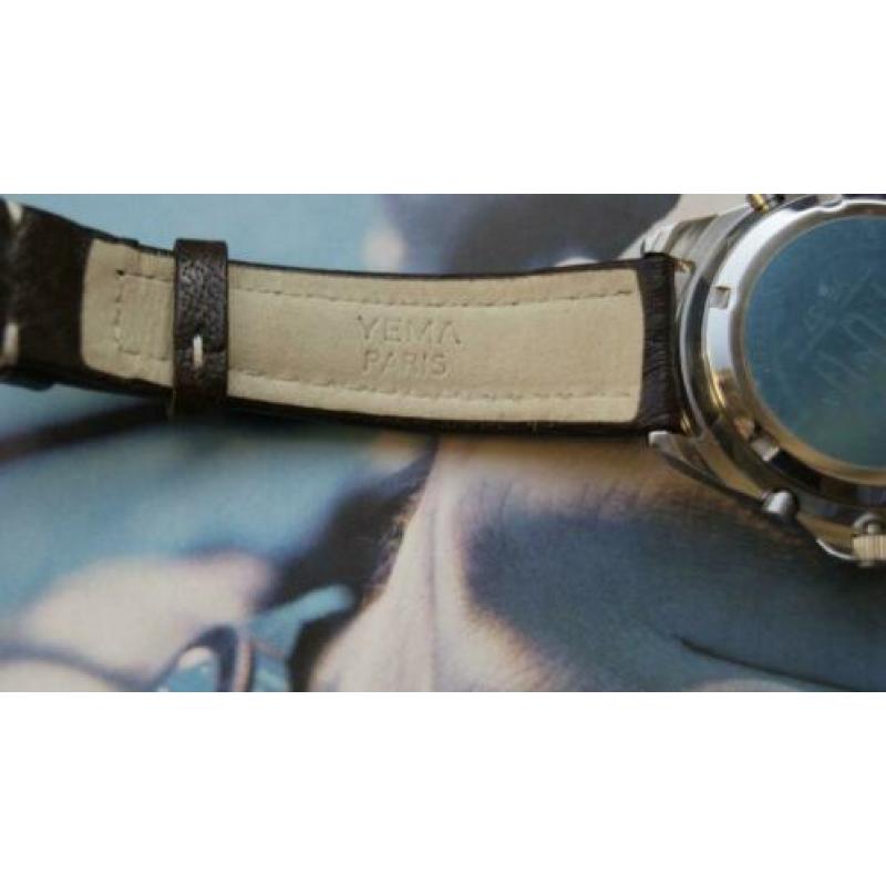 Vintage Yema Flygraf chronograph Zeldzame Montre de Pilote u