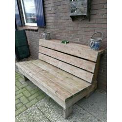 Robuust Steigerhouten Tuinbank#MOET WEG VERHUIZING#