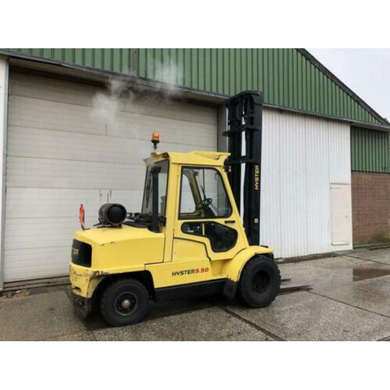 Hyster 5.50 LPG Heftruck Duplo 3de en 4de functie (bj 2001)
