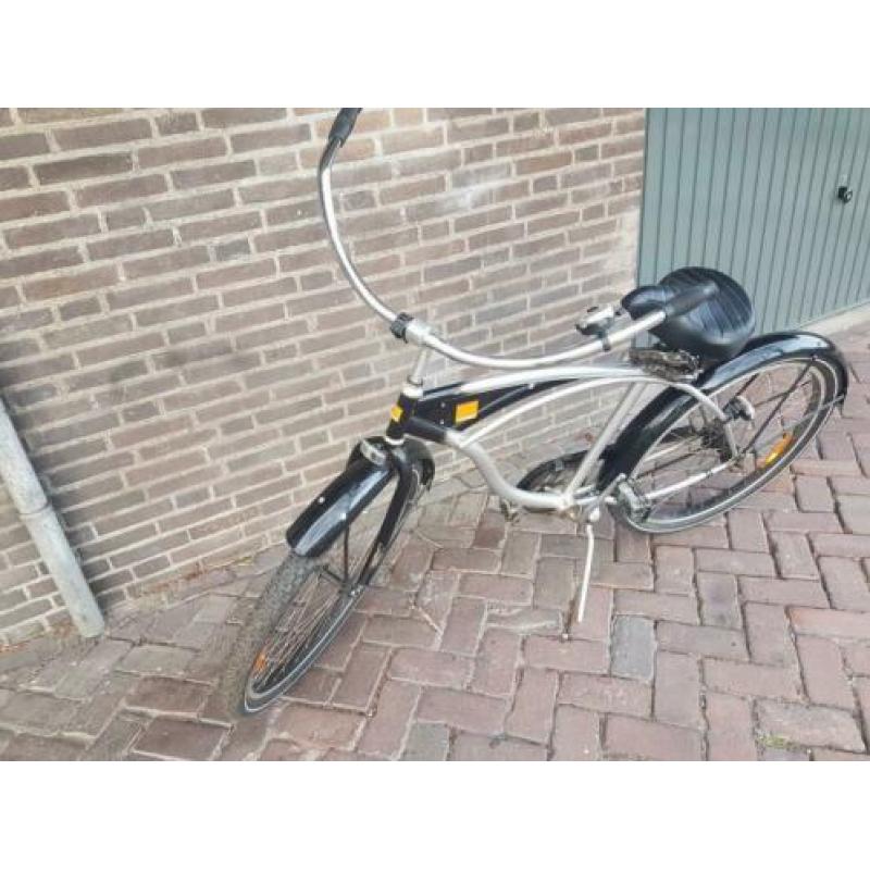 JONGEREfiets Cruiser 26 inq orange met pedalrem