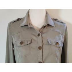 Costes kaki-groene blouse maat S